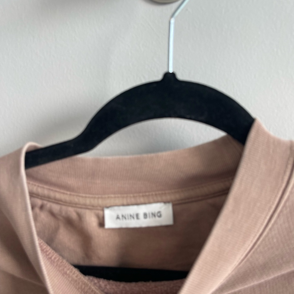 ANINE BING TYLER Tan Crewneck - Picture 7 of 8